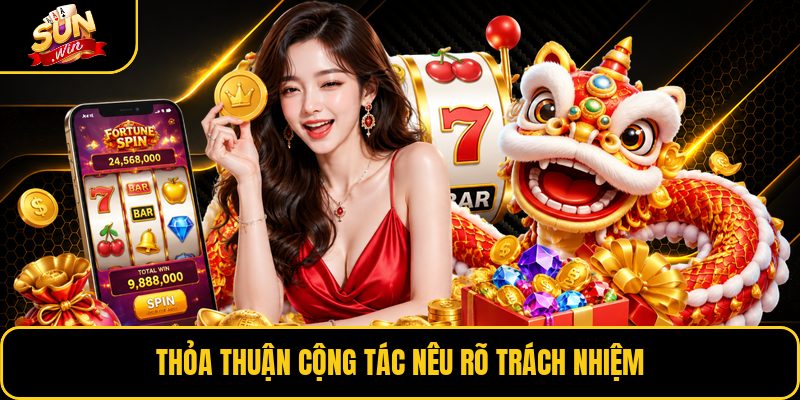 Thỏa thuận cộng tác nêu rõ trách nhiệm